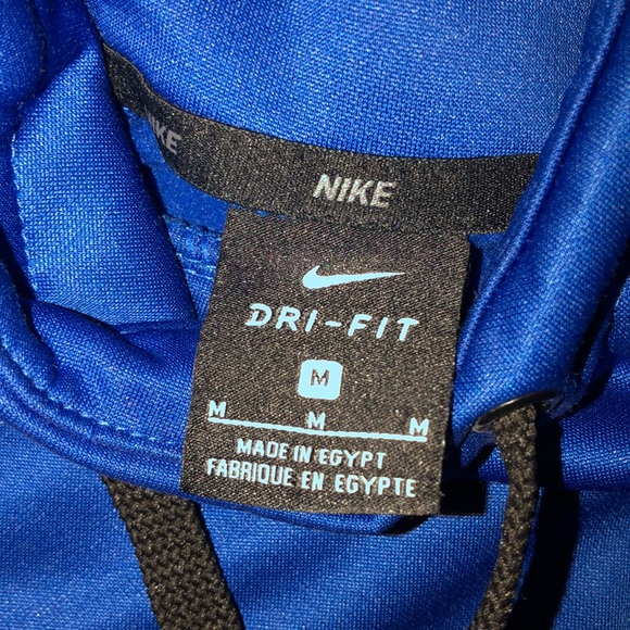 Blue Nike Dry-Fit Hoodie - Picture 2 of 3